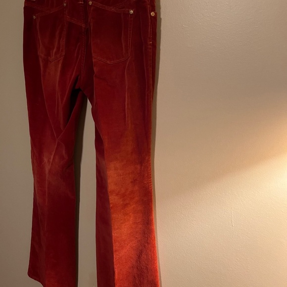 Indigo Palms Women's Bootcut Leg Rust Velvet Mid Rise Jeans - Size 6R - Picture 6 of 9